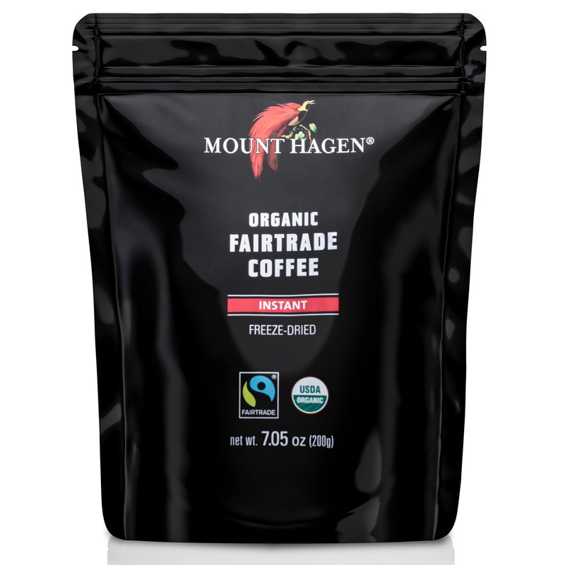 Mount Hagen Jar + Resealable Pouch Organic Freeze Dried Instant