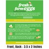 Havongki 200 Pack Premium Fresh Farm Eggs Handling Instructions Care
