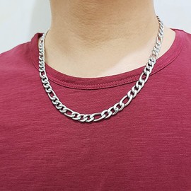 Liekadijiae Set of 4 Layered Chain Necklace Set, Layered Pendant Necklace, Pendant Necklace, Multilayer Punk, Simple Chain Necklace Lock for Sweaters, Jackets, Jeans, Punk Skirts, Zinc