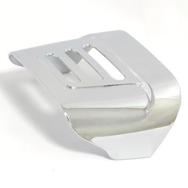 Lynlane Rear Taillight Visor Cover Tail Light Cap for Harley 1973-2023 Wide Glide Touring, Street Electra Glide, Road King Glide, Softail, Sportster (Chrome 1 Slot)