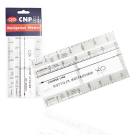 CYA Foldable Navigation Plotter Aviation, Flight Azimuth Plotter for Pilot Students