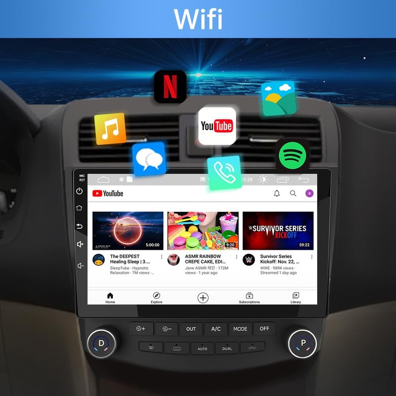 AWESAFE Android 13 Car Radio Stereo 10 inch Touch Screen