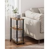 TUTOTAK Small Side Table, Narrow End Table, Bedside Table, Couch