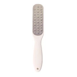 Premium Callus Slicer - Stainless Steel Foot Rasp & Double-Sided Foot File, Ideal Partner for Soft, Smooth Feet, Suitable for Wet and Dry Cracked Feet (White)