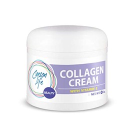 Carson Life Collagen Beauty Cream With Vitamin E - 4 Oz - Marvelously Rejuvenate Skin & Prevent Wrinkles - Keep Your Skin and Face Healthy - Made in the USA (Single)