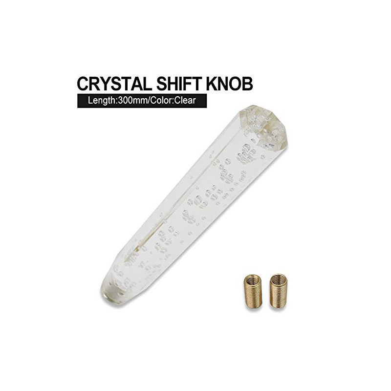 Crystal Shift Knob Bubble Shift Knob Lever Octagon 300mm 30cm