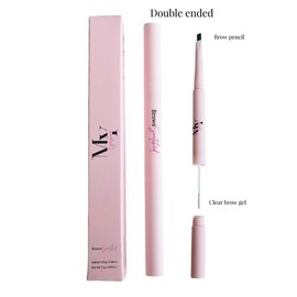 Eyeshine Double ended Brow Filling Pencil - (Variant Shades) - waterproof brow gel for Flawless, Natural-Looking Brows - Color: Soft brown