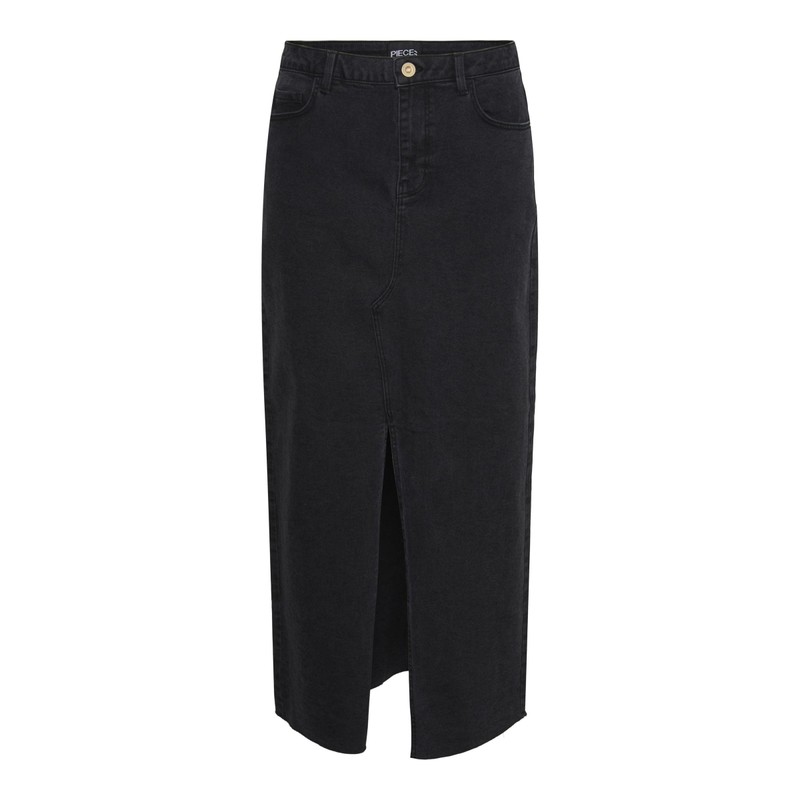 PIECES Female Denim Skirt PCJESSIE, black