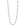 YASUO Pearl Women's Necklace, Long Necklace, Freshwater Pearl, White, No
