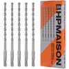 HPMAISON SDS Plus Rotary Hammer Drill Bit Set 8mm x