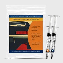 LIIZOUSUDA Rear Window Defogger Repair Kit - Rear Defroster Tab Repair Kit - Car Defrost Tools - Quick and Easy Durable Window Repair Kit for Improve Car Heating and Cooling