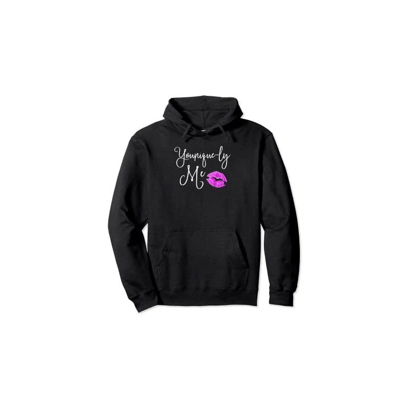 Younique-ly Me T-Shirt Make-up Lippen Kiss Individuality Tee Pullover Hoodie
