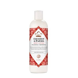 Nubian Heritage Loción corporal para coco de piel seca y papaya paraben gratis, 13 onzas