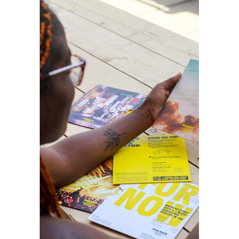 Inkbox Temporary Tattoos, Semi-Permanent Tattoo, One Premium Easy Long Lasting,