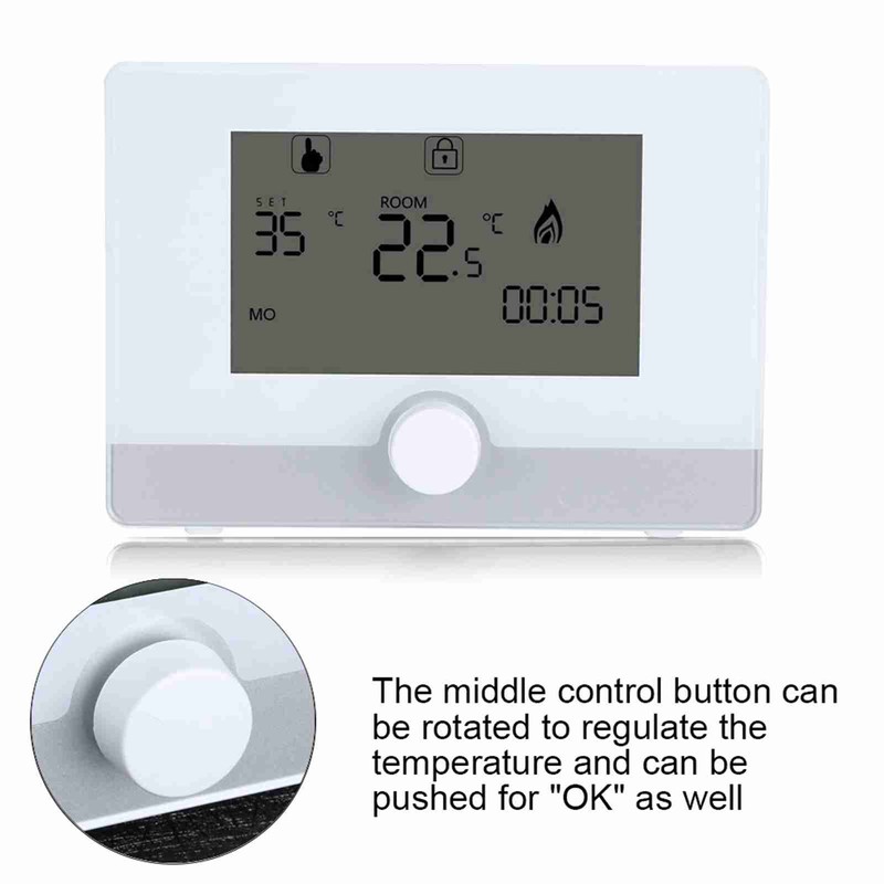 Programmable Thermostat Temperature Controller for Wall hung Boiler Heating System