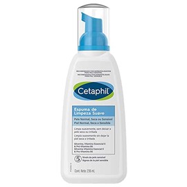 Cetaphil Espuma de Limpieza Suave, Limpia Suavemente sin Dejar la Piel Seca Formulada para Uso Diário Recomendada por Dermatólogos para Piel Sensible 