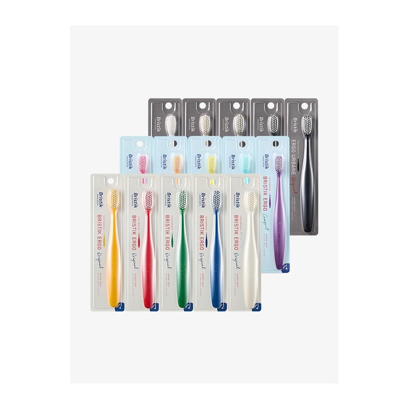 5 Ergo Adult Toothbrushes-Original Original Urbane Compact / 에르고 성인