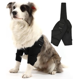 Spajoy Dog Elbow Brace for Pet Elbow and Shoulder Support for Elbow Arthritis, Dysplasia, Elbow Calluses, Elbow Brace for Front Leg Dog Elbow Protector for Pets Elbow Dysplasia