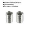 sourcing map Thread Reducing Nuts Insert M12 x 1 mm
