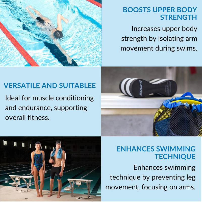 Sporti Pull Buoy for Women & Men Competitive, Swim Trainer