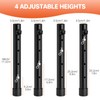 FUNYKICH Folding Table Leg Extenders, Durable Steel Folding Tables Leg