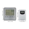 Digital Wireless Weather Station Alarm Clock Thermometer Hygrometer Outdoor Indoor