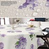 ANRO Oilcloth tablecloth, wax tablecloth, washable garden tablecloth, round, oval,