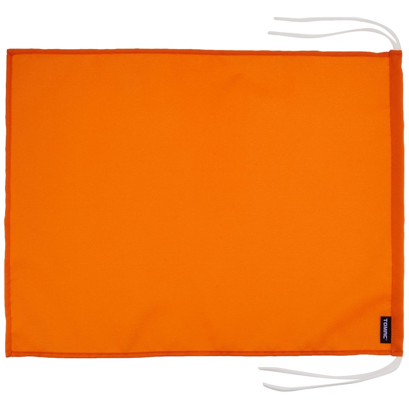 TOMAC IHP-03-03 Colored Flag with String Polyester, Orange, 13.8 x