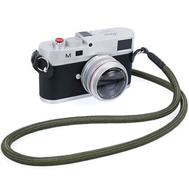 Hargedis Camera Shoulder Strap Climbing Rope Camera Neck Strap for Mirrorless and DSLR Cameras, with Lens Cap Keeper (Green)