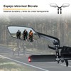 2 Piezas Espejo Retrovisor Bicicleta, HD Anti-vibración Espejos de Bicicleta
