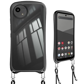 AQUOS Wish5 SH-52F Case, Shoulder Clear, Aquos Wish 5, Cover, Diagonal Hanging, Shoulder Hanging, Neck Strap, Shockproof, Plated, Thin, Lightweight, TPU Bumper, Aquos Wish5 SH-52F, Korea, Cute