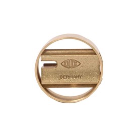 DUX DX6241 Pencil Sharpener - Brass Sharpener in a Brass Ring - Made in Germany