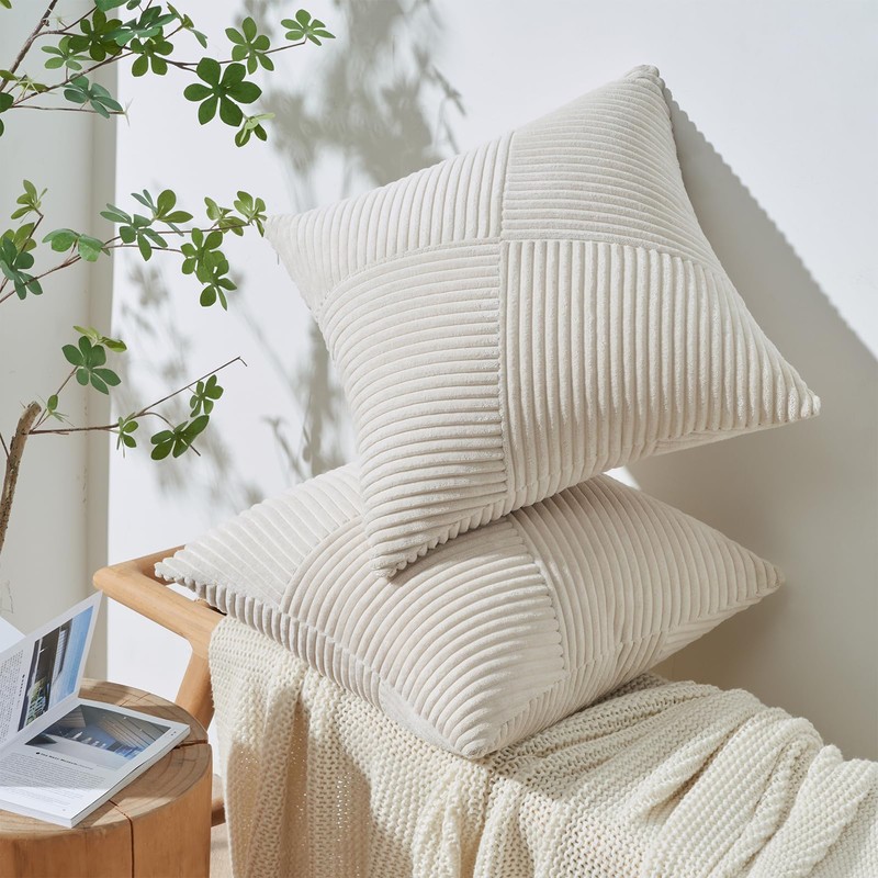 Topfinel Set of 2 Cushion Covers, 55 x 55 cm,
