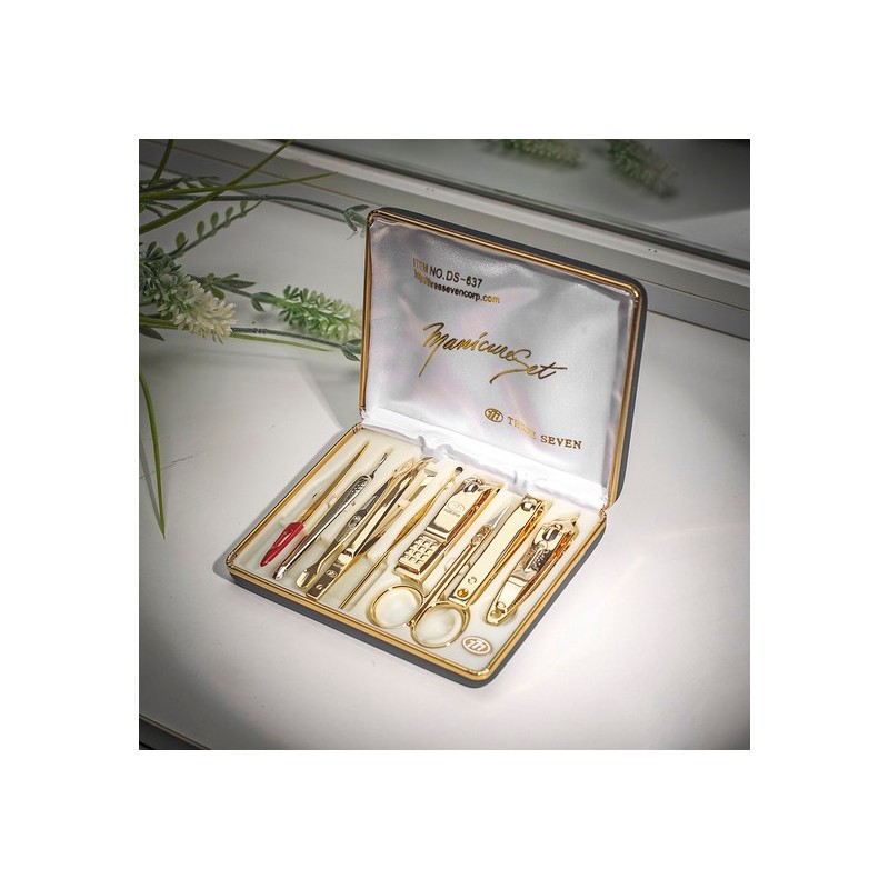 Three Seven Nail Clippers TS-637G Nail Care Set / 쓰리세븐