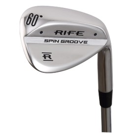 Rife Spin Groove Mens Standard Right Handed Golf Wedge 60 Degree Lob LW Bite Grooves