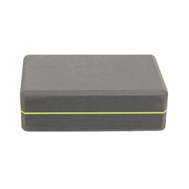 Yoga-Mad 369 Yoga Brick | High Density EVA Yoga Block | 3” x 6” x 9” / 7cm x 15cm x 23cm | Anti-Slip Brick for Yoga, Pilates and Home Workouts | Provides Support for Various Yoga Poses | Grey