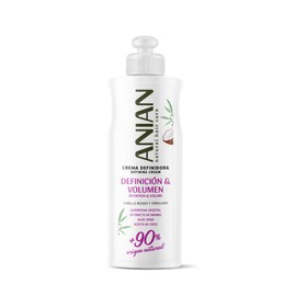 ANIAN Defining Curl Cream for Definition and Volume 250ml for Curly and Wavy Hair Shapes and Shapes Your Curls with Vegetable Keratin, Aloe Vera and Coconut Oil