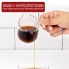 Mcupper 2 Pack Espresso Cups 4 OZ, Double Spouts Cups