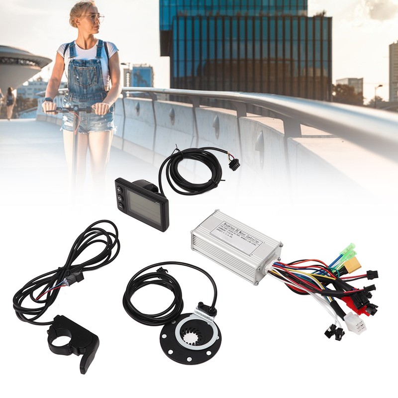 17A Electric Bike Controller Kit 8 Magnetic Assist Sensor Thumb