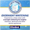 Efferdent PM Denture Cleanser Tablets, Overnight Whitening, 90 Count