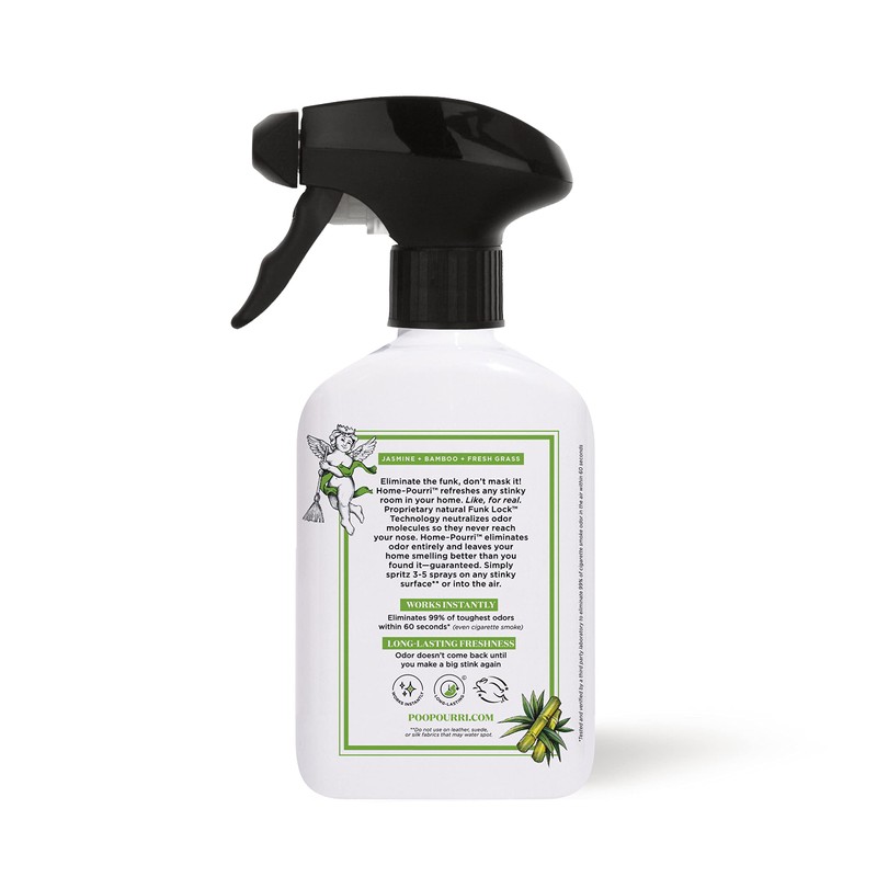 Home-Pourri Air + Fabric Multi-Purpose Odor Freshener Spray, Bamboo Rain,