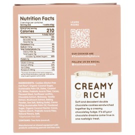 MAXINES HEAVENLY COOKIES Chocolate Creme Sandwich Cookie, 4.6 OZ