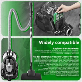 HASMX H12 Hepa Filter for Electrolux EL4021A, Oxygen3 EL7020B, EL7024 Canister Vacuum Cleaner,Replaces Part Numbers: EL012, EL012A, 1130939-01, EL012b, H13, S-filter HEPA Filter Not Washable (1)