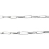 Sears snj125-45 Navajo Chain Necklace, Silver, 925, Width 0.14 inches