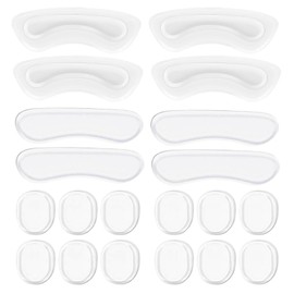 Shoe Heel Pads, Gel Cushion Inserts, Back of Heel Cushion, Clear Heel Pads for Women Men Shoes