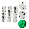 ORFOFE 20pcs Luminous Dice Role Playing Dice Mini Says Acrylic