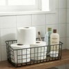 Toilet Paper Basket 1 Pack 14" Toilet Tank Tray Rustic