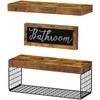 QEEIG ‎Bathroom Shelves Over Toilet - Paper Storage Wall Mounted