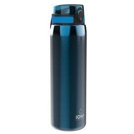 Ion8 Leak Proof 1 litre Sports Stainless Steel Water Bottle, Blue, 1200ml (40oz)