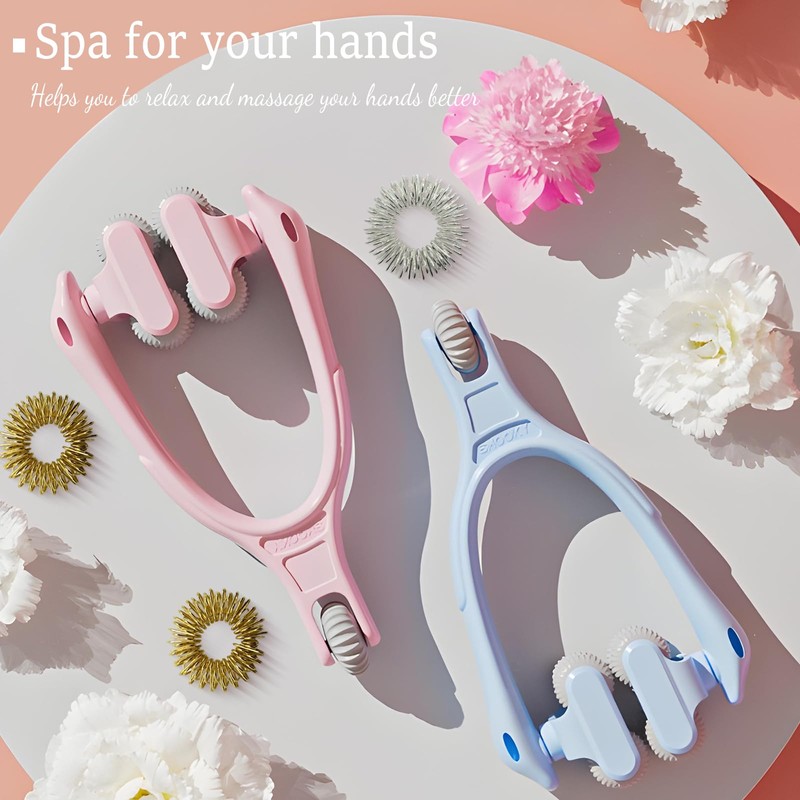 Suuwwn Finger Massager Set, 2 Pieces Hand and Finger Massager,